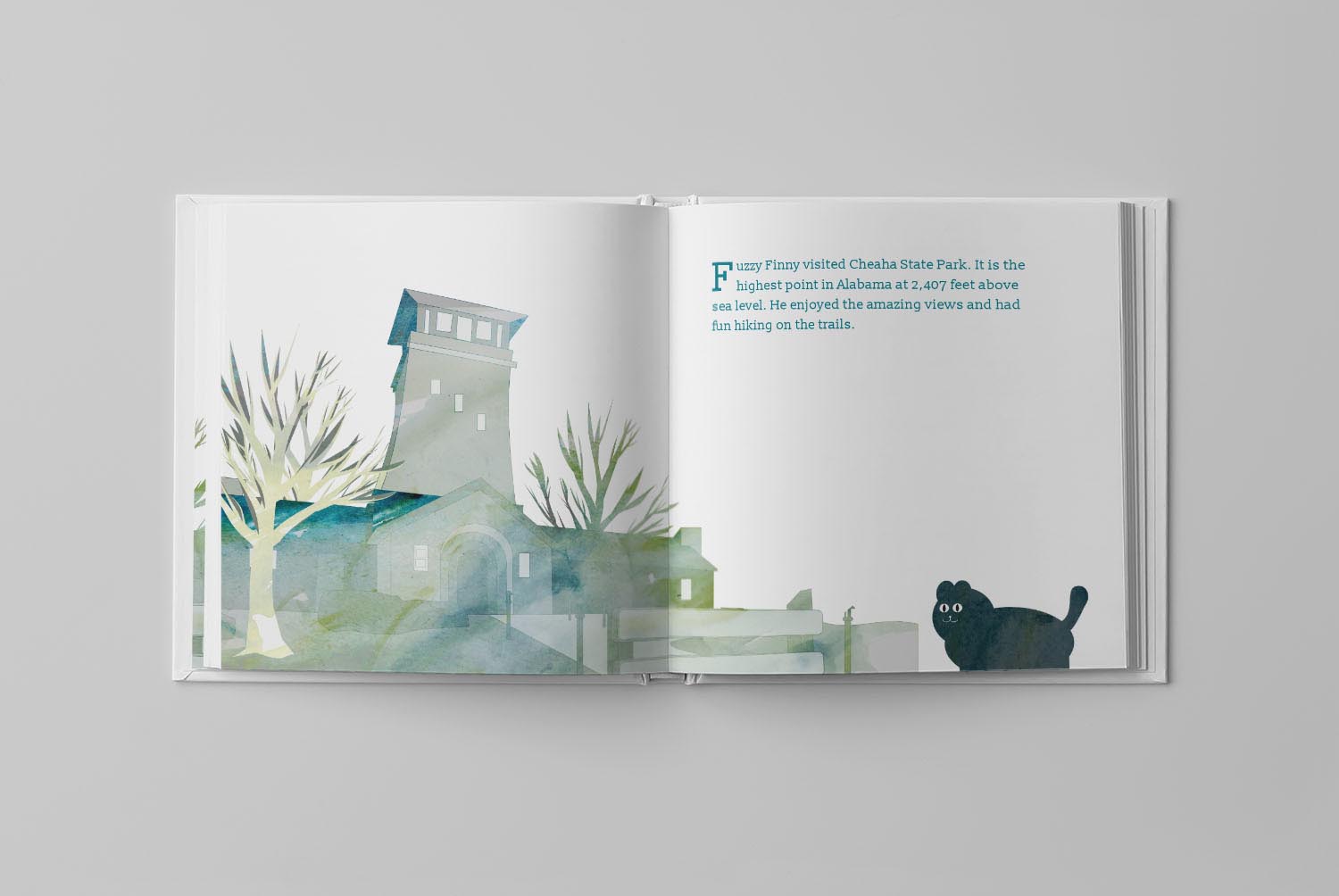 01_Square Book Mock-up